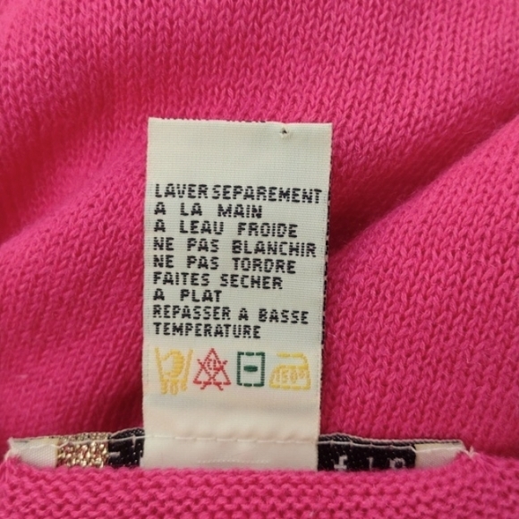 Laura Martin Pink Sweater Top L - Picture 8 of 8